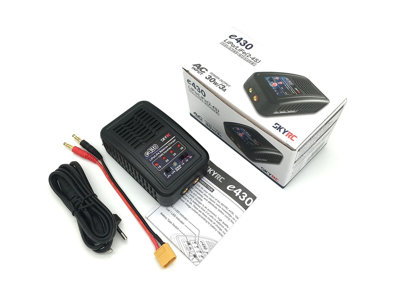SkyRC Balancer - LiPo-Ladegerät e430 mit 30 Watt für 2-4S LiPos – Bild 2