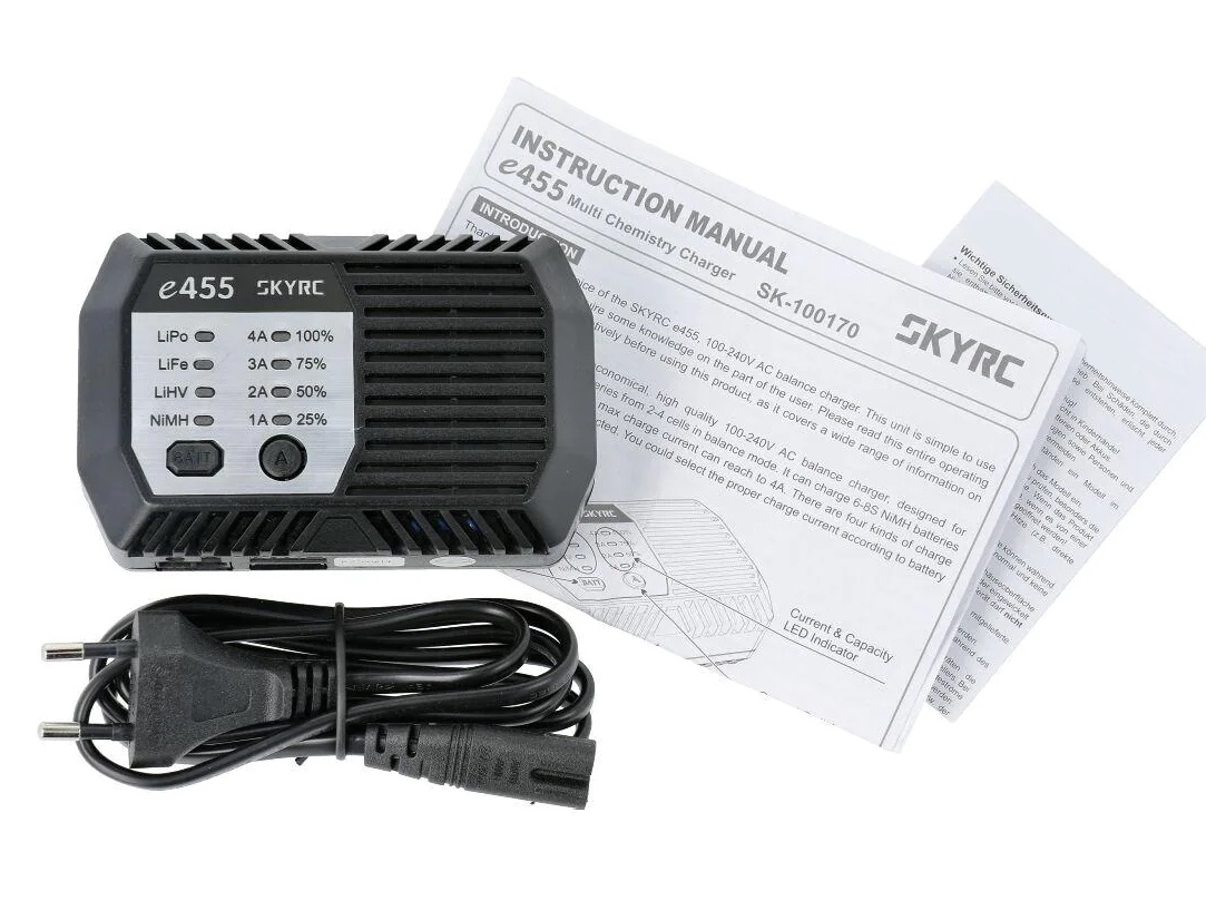SkyRC Balancer - LiPo-Ladegerät E455 230V, 50 Watt für 2-4S LiPos – Bild 3