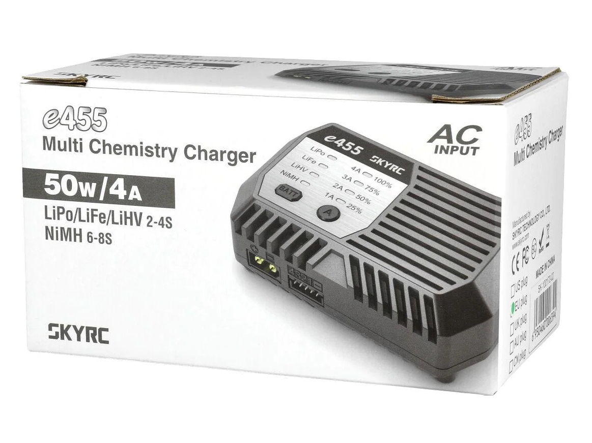 SkyRC Balancer - LiPo-Ladegerät E455 230V, 50 Watt für 2-4S LiPos – Bild 4