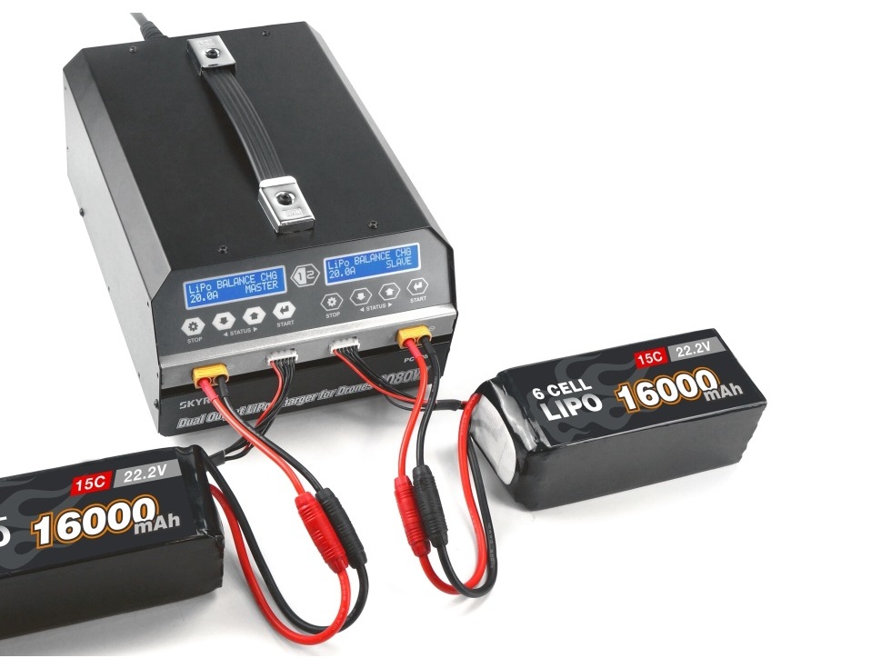 SkyRC Dual LiPo-Ladegerät 6S / Ladestation PC1080 – Bild 3