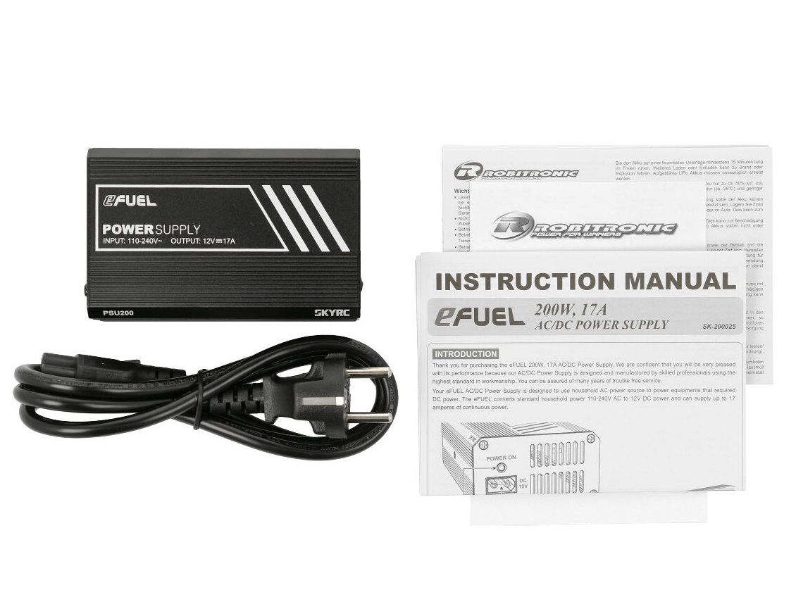 SkyRC eFuel Netzteil mit 200W - 17A – Bild 4