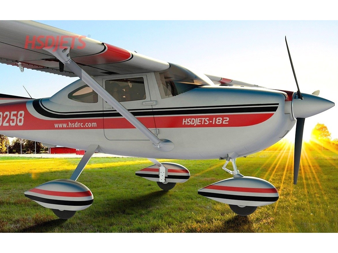 Cessna-182, Spw 2000mm, 6S PNP-Set von HSDJets – Bild 5