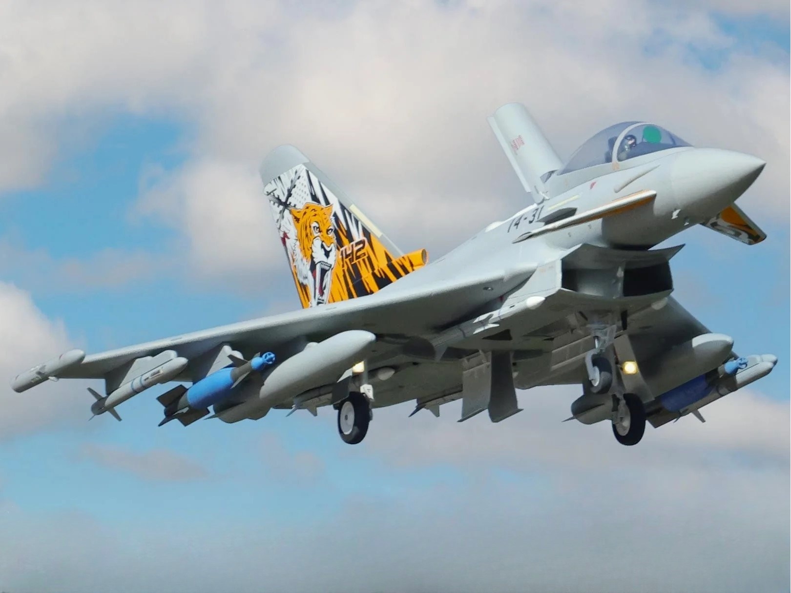 Eurofighter Typhoon, 90mm Impeller-Jet, Spw 1030mm, 8S PNP-Set, Freewing – Bild 2