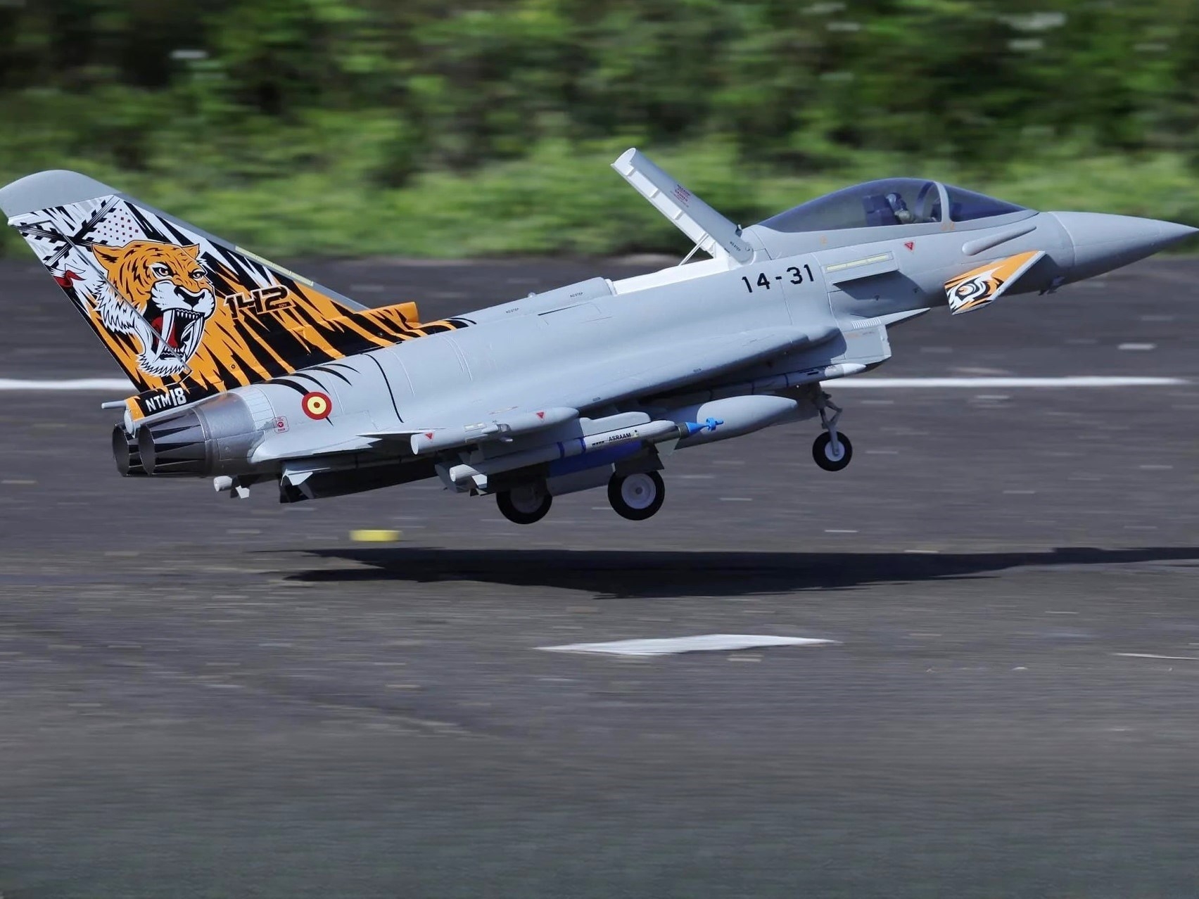 Eurofighter Typhoon, 90mm Impeller-Jet, Spw 1030mm, 8S PNP-Set, Freewing – Bild 4