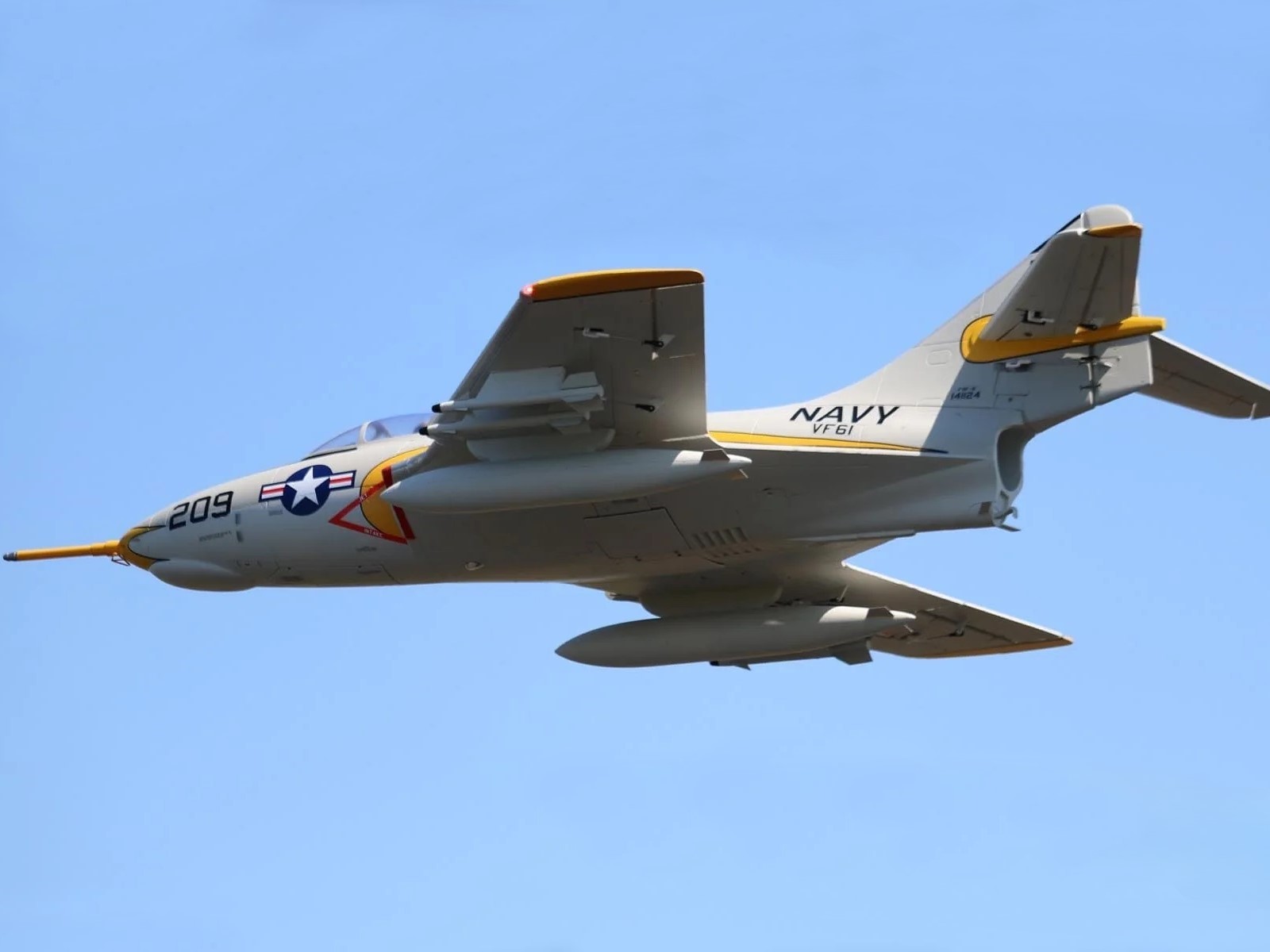 F9F-8 Cougar Super Scale, 80mm Impeller-Jet, Spw 1050mm, PNP-Set, Freewing – Bild 2
