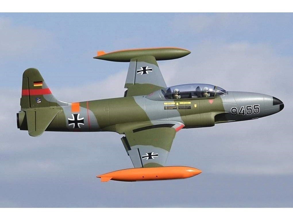 T-33 Shooting Star German, 80mm Impeller-Jet, Spw 1350mm, PNP-Set, Freewing