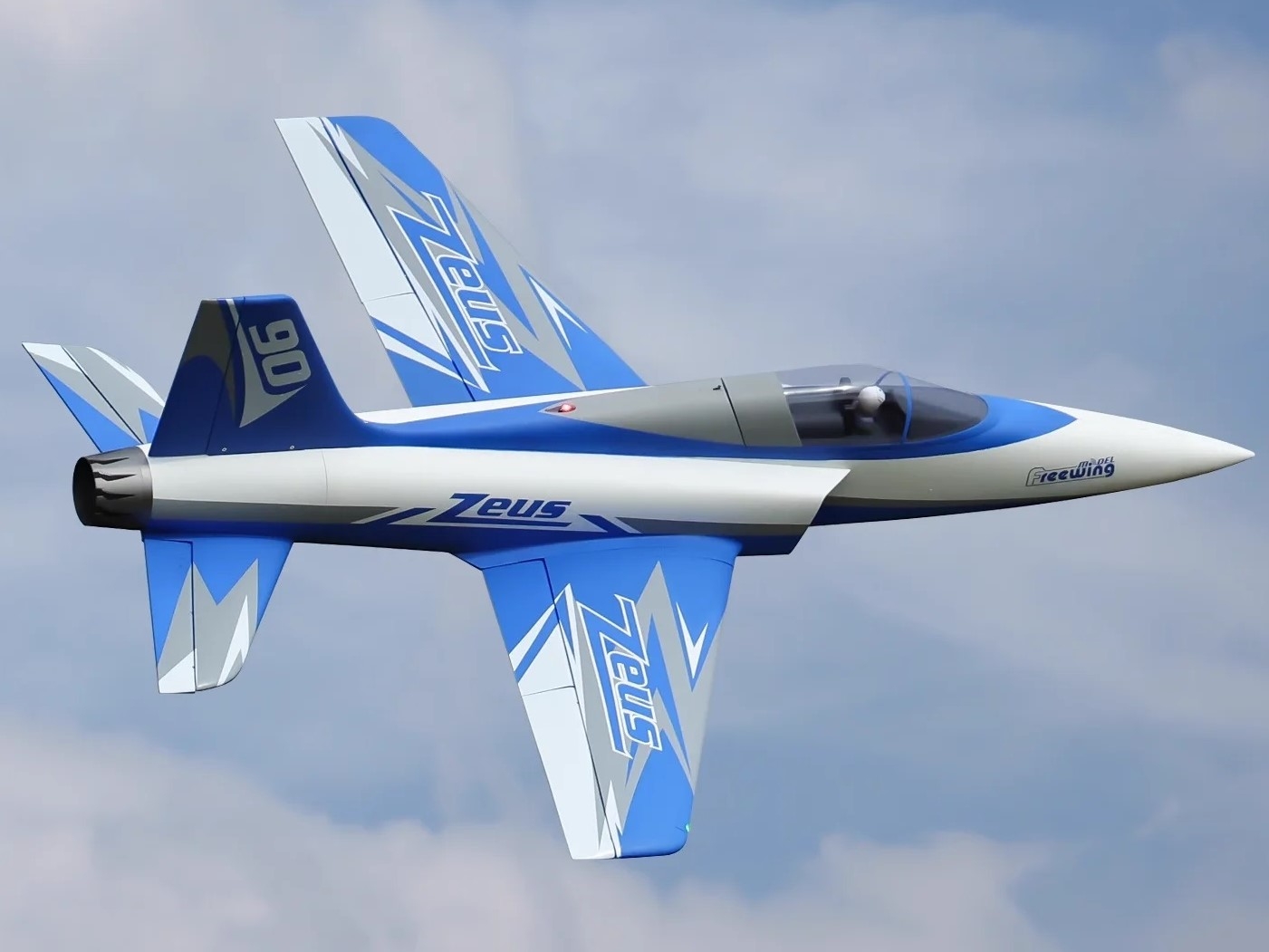 Zeus 90mm Sport EDF Jet, Spw 1200mm, ARF Plus, FJ32011AP Freewing