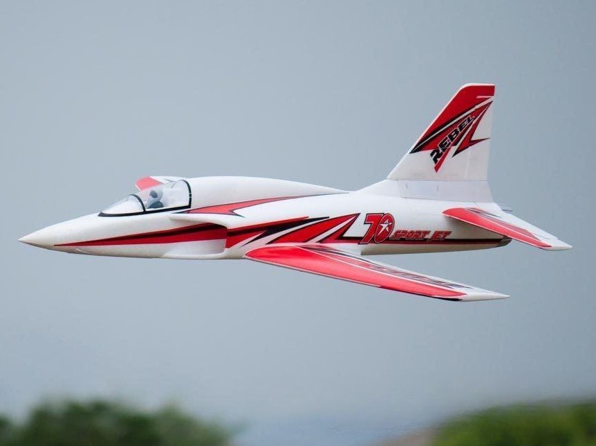 Rebel V2, 70mm Sport Jet, Spw 900mm, 4S PNP-Set, Freewing – Bild 2