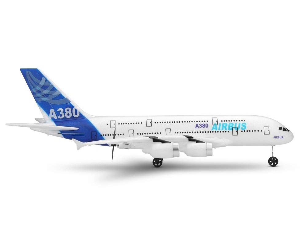 Mini Airbus A120 - A380 mit LED und 3-Achs-Gyro, Spw 510mm, RTF-Set – Bild 5