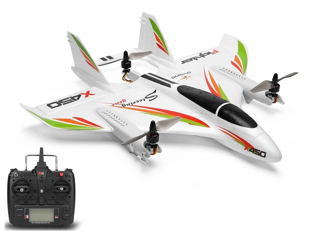 RC Multi-Copter Jet Fighter X450 Aviator mit 6-Achs-Gyro, Spw 450mm, RTF-Set