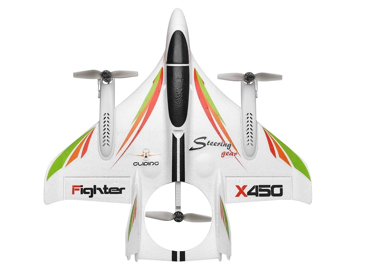 RC Multi-Copter Jet Fighter X450 Aviator mit 6-Achs-Gyro, Spw 450mm, RTF-Set – Bild 3