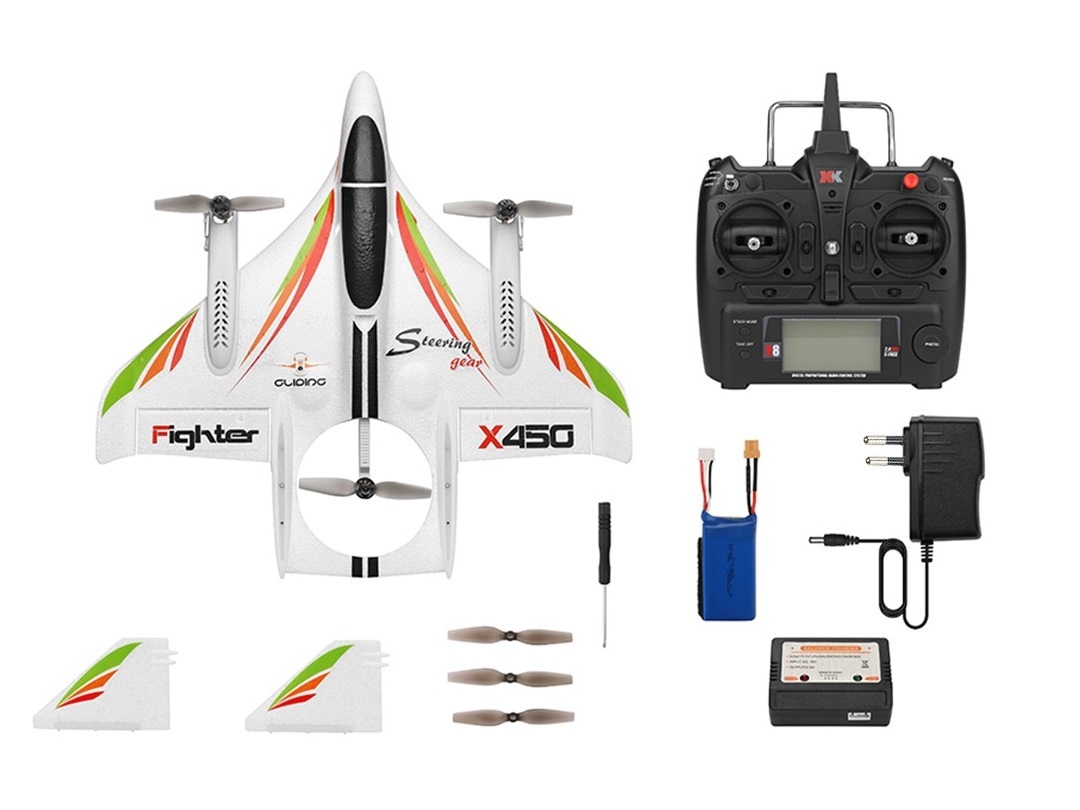 RC Multi-Copter Jet Fighter X450 Aviator mit 6-Achs-Gyro, Spw 450mm, RTF-Set – Bild 5