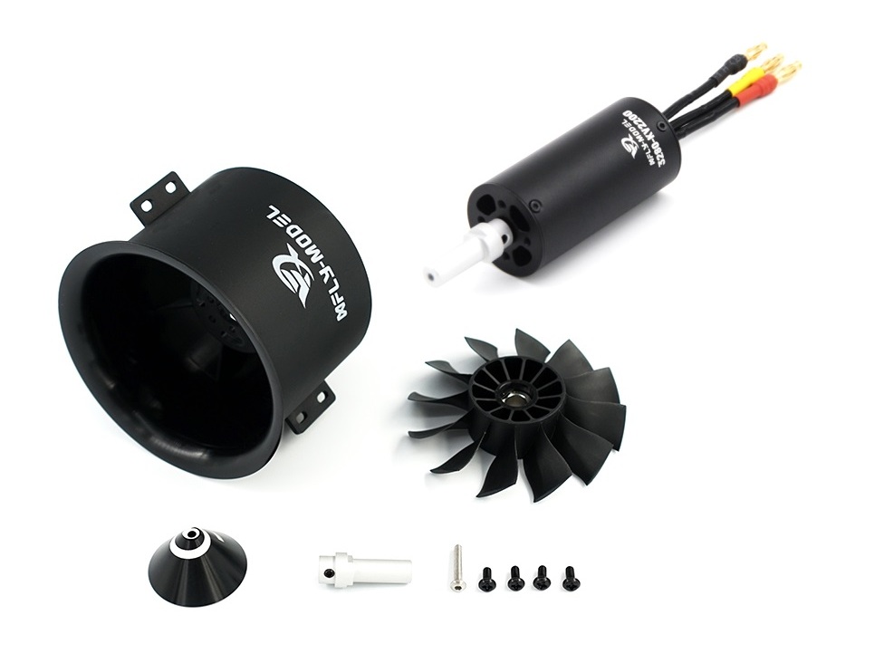 Impeller EDF 80mm 3280-KV2200 - 6S zu Impeller-Jet von XFLY-Model