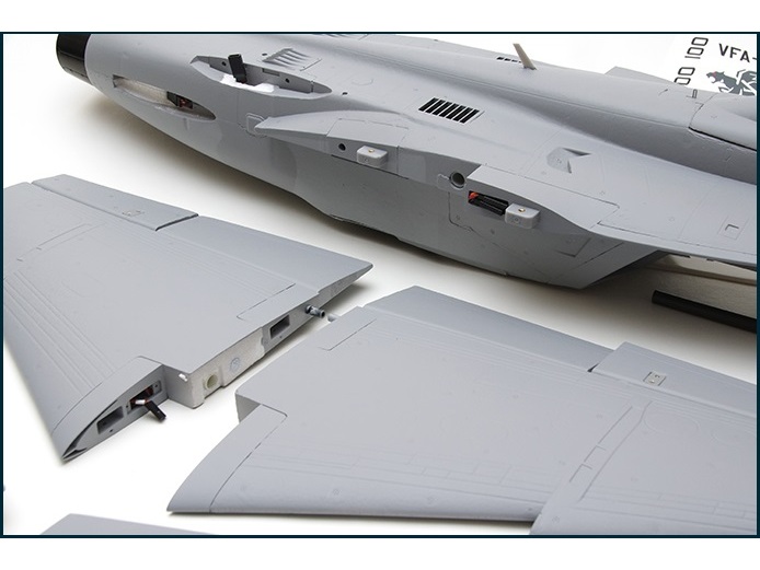 FMS EDF Jet 70mm FA-18F V2 Super Hornet - 875mm - PNP-Set FMS100P – Bild 3