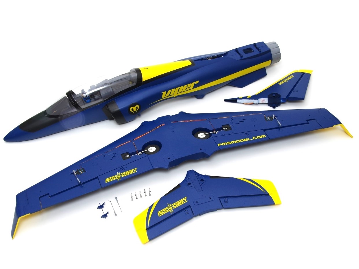 FMS EDF Jet 70mm Viper Jet - 1100mm - PNP-Set + Gyro – Bild 5