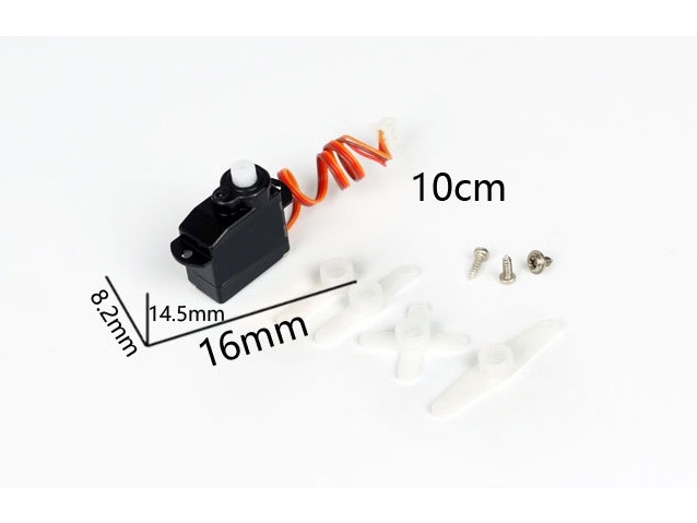 Micro Servo 2.0 gr. analog - 1.25-Pin Stecker, DW-Hobby