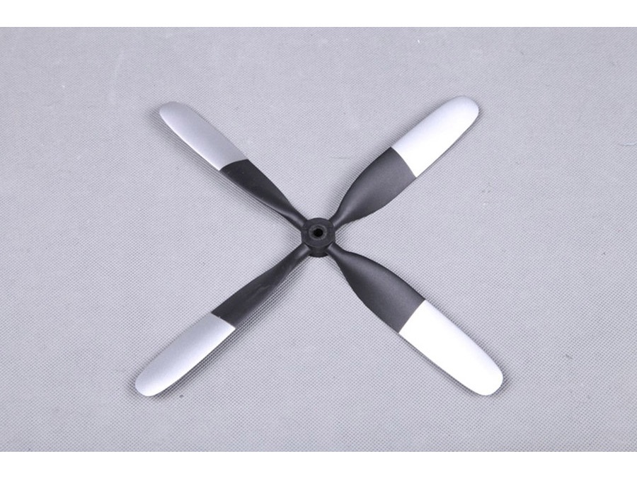 Propeller / Luftschraube 10.5x8 4Blatt zu P-51D Dago Red High Speed, RocHobby FMSPROP063