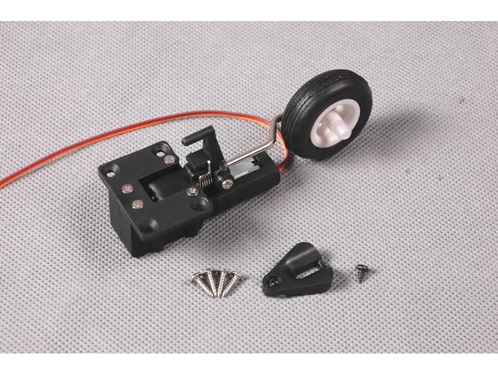 Heckfahrwerks System zu Mustang P-51D V8, 1450mm, FMS - FMSRE022