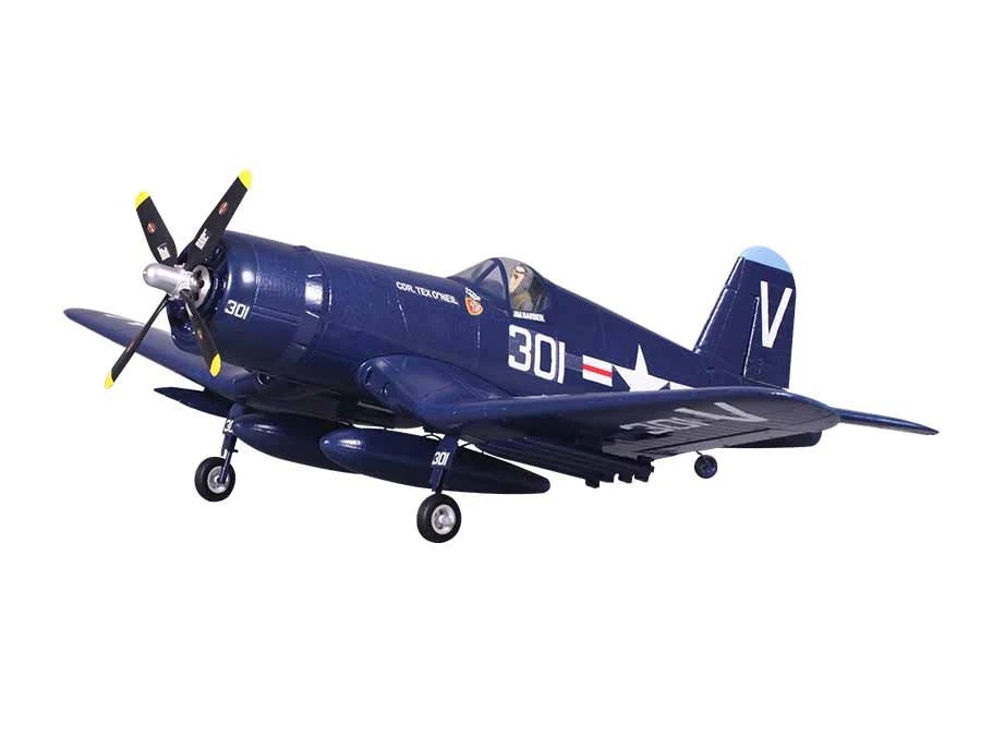 Mini F4U Corsair - V2, Spw 800mm, PNP-Set von FMS