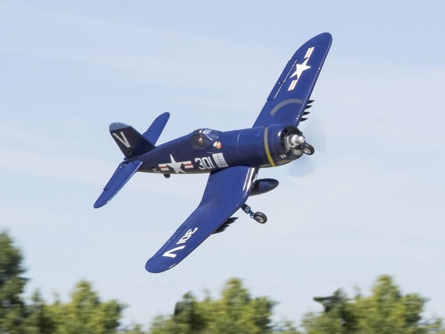 Mini F4U Corsair - V2, Spw 800mm, PNP-Set von FMS – Bild 4