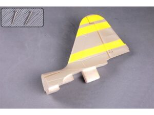 Seitenruder zu Mitsubishi Zero, 1400mm, FMS - MJ104-GRY