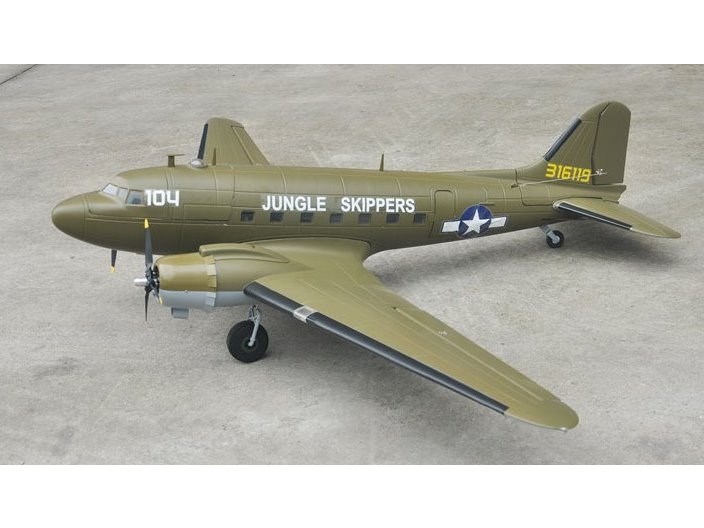C-47 Skytrain, Spw 1600mm, PNP-Set von AF-Models
