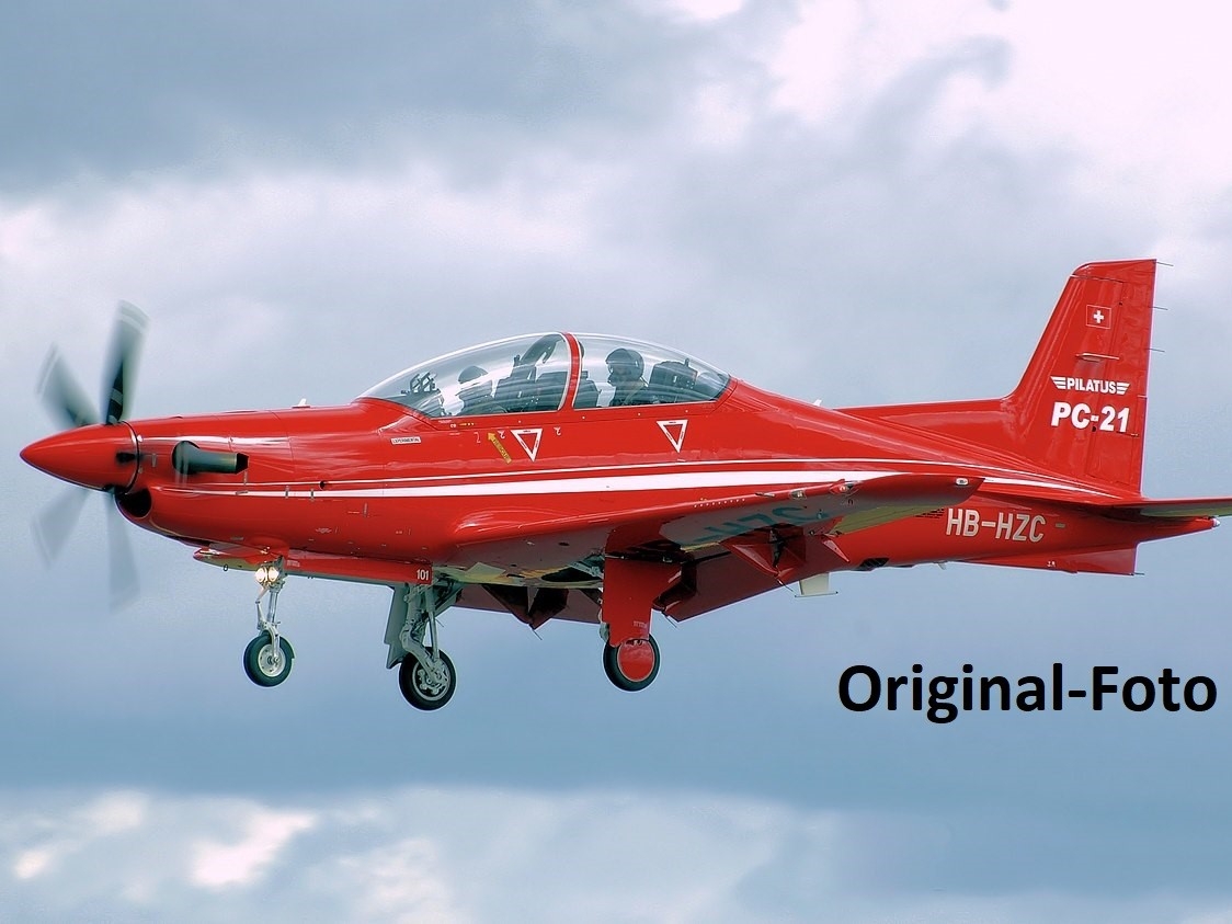 5-Blatt Propeller zu Pilatus PC-21, Spw 1850mm, T-ONE Models
