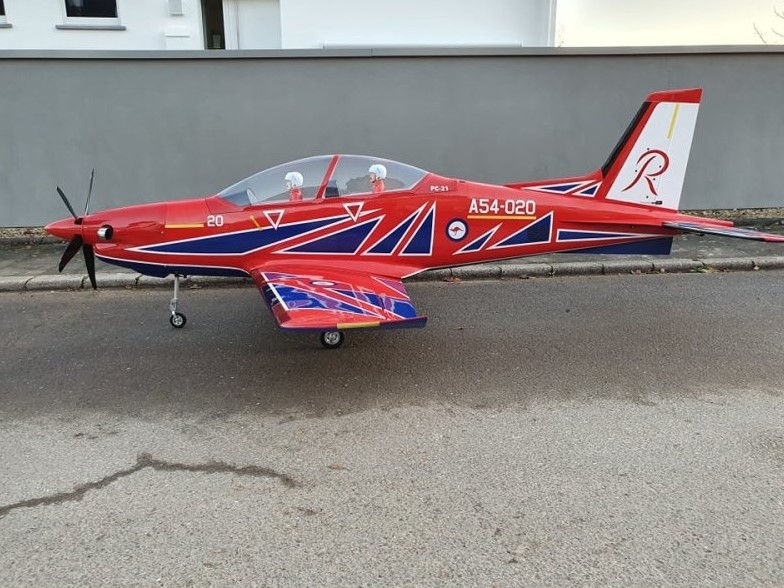 PC-21 1/4 JMB Turboprop - L 2880mm Spw 2400mm - RAAF – Bild 3