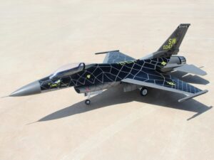 F-16 Fighting Falcon Turbinen Jet 1/5, Spw 2115mm, ARF-Set mit EZFW, Pilot-RC