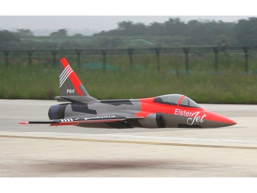Elster Jet 2.2m FC1 - Turbine Ready - 3D-Turbinen Jet, Spw 1329mm, mit EZFW, Pilot-RC – Bild 5