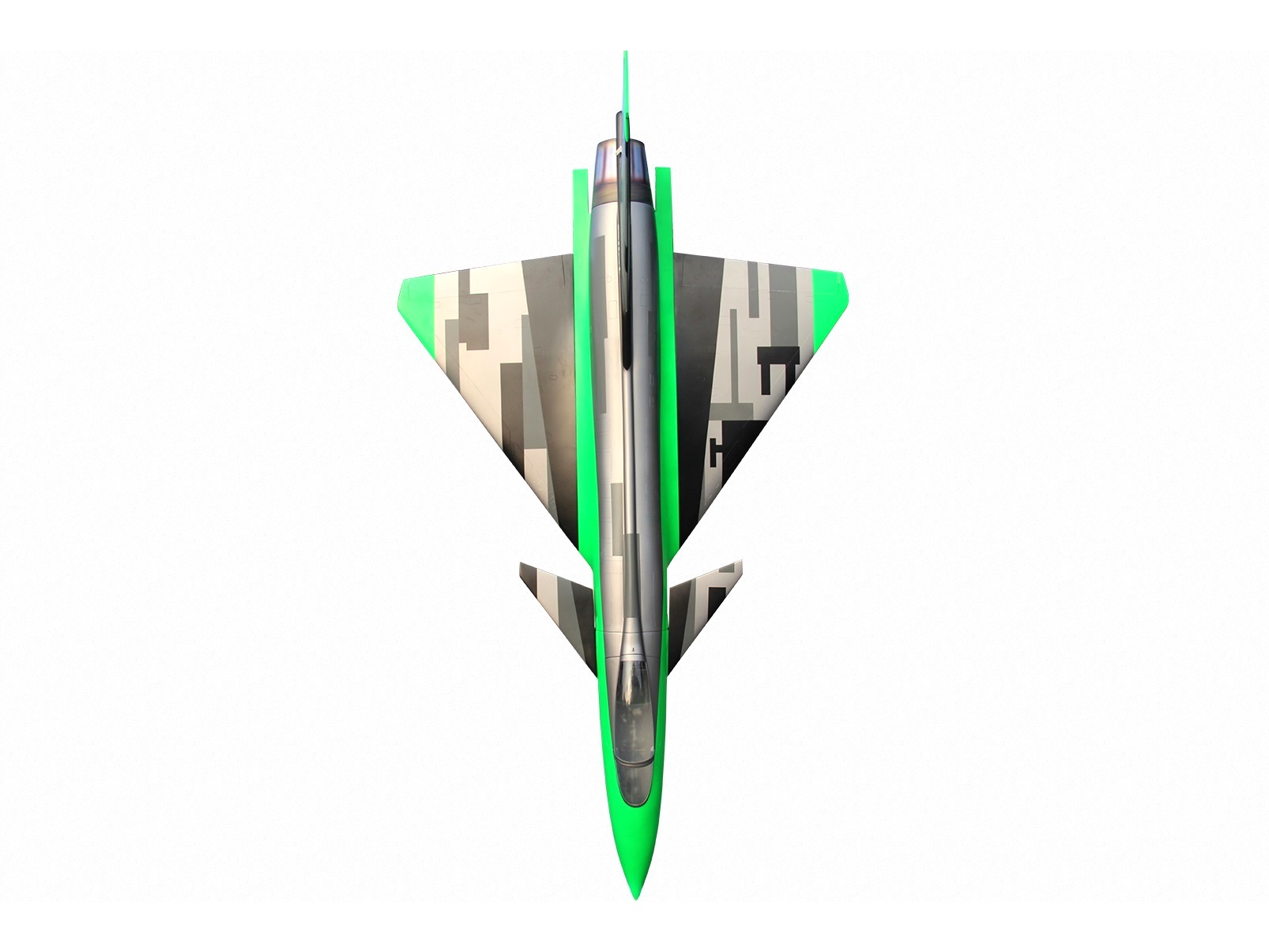 Chengdu J-10-B - 3D-Turbinen Jet, Spw 1677mm, ARF-Set mit EZFW, Pilot-RC