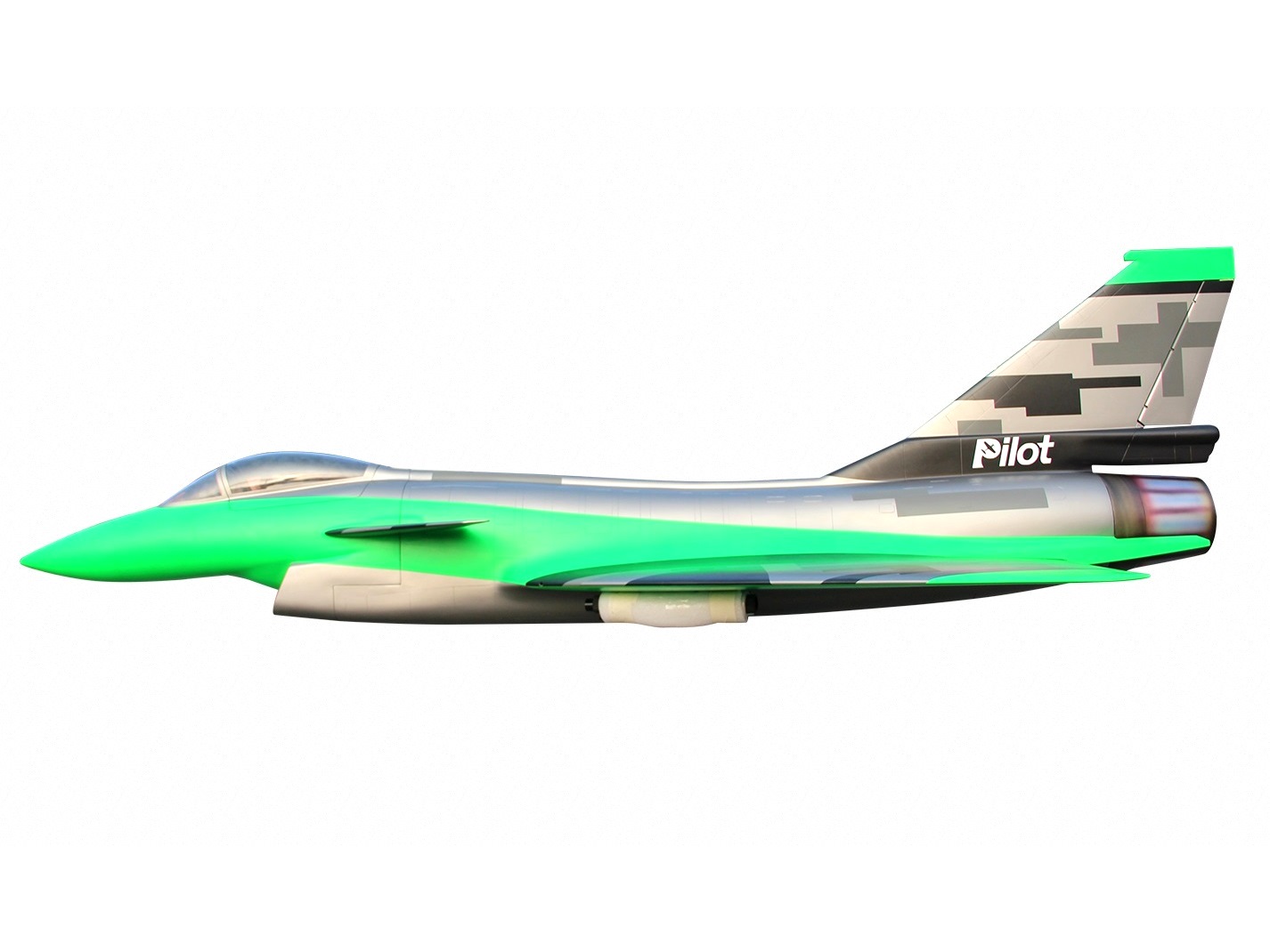 Chengdu J-10-B - 3D-Turbinen Jet, Spw 1677mm, ARF-Set mit EZFW, Pilot-RC – Bild 5