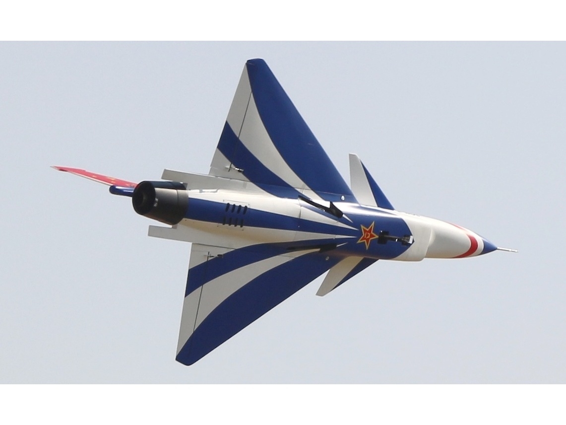 Chengdu J-10-B - 3D-Turbinen Jet, Spw 1677mm, ARF-Set mit EZFW, Pilot-RC – Bild 2