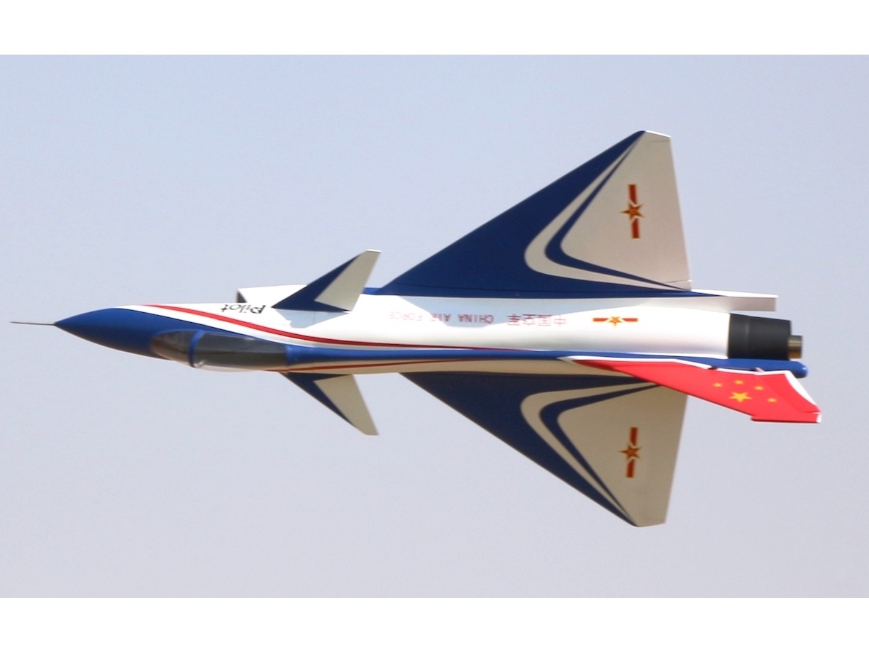 Chengdu J-10-B - 3D-Turbinen Jet, Spw 1677mm, ARF-Set mit EZFW, Pilot-RC – Bild 3