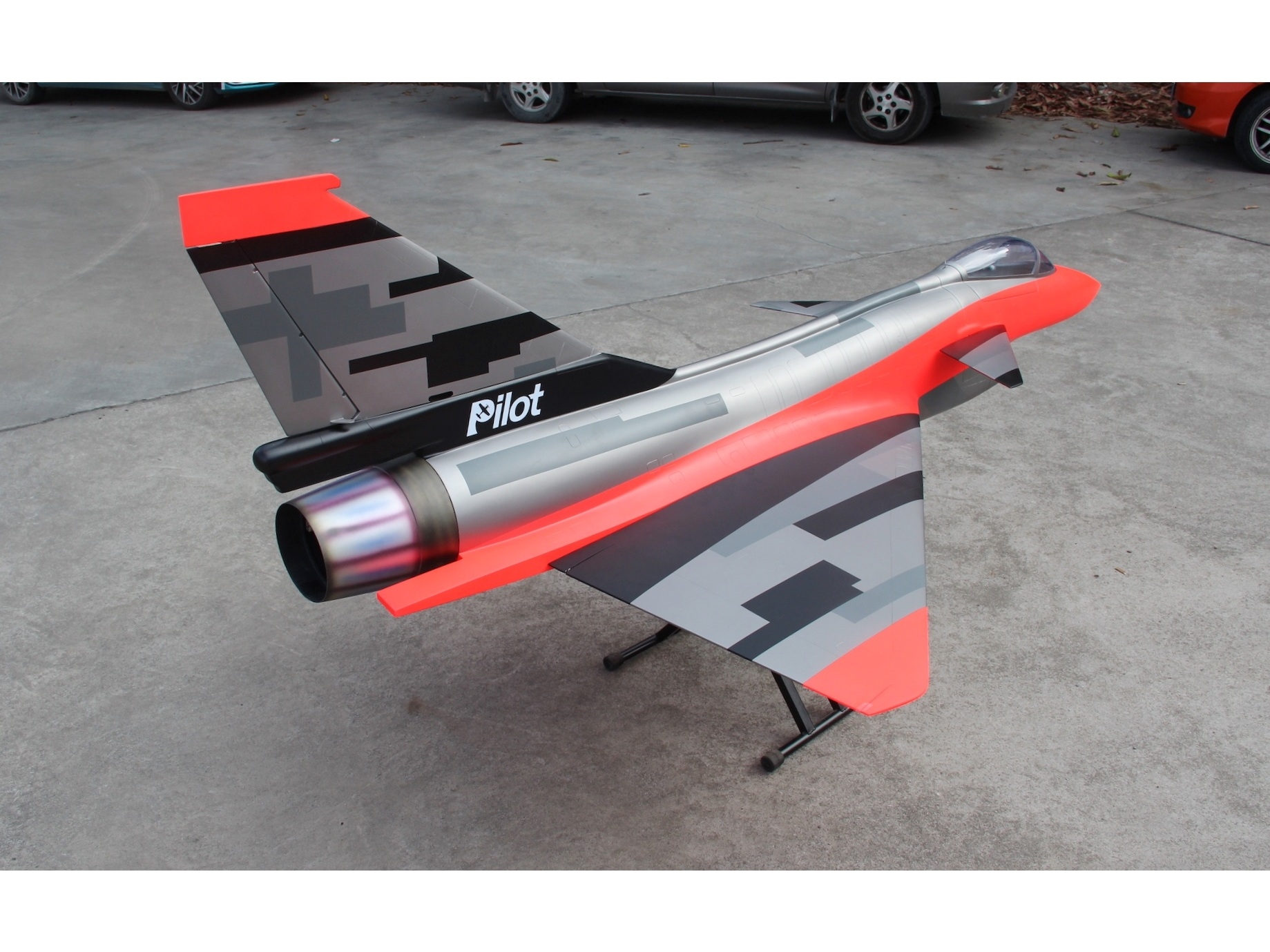 Chengdu J-10-B - 3D-Turbinen Jet, Spw 1677mm, ARF-Set mit EZFW, Pilot-RC – Bild 2