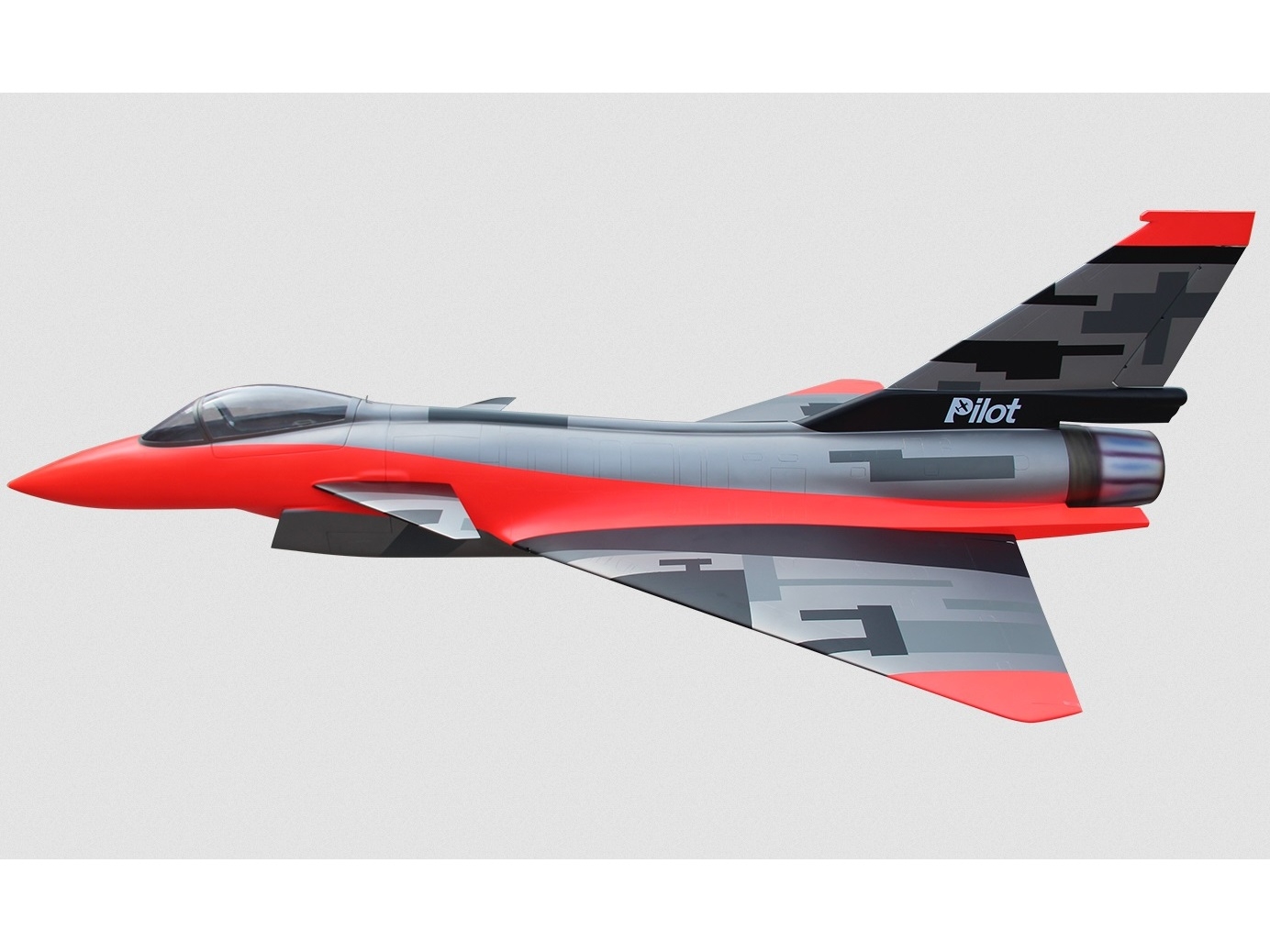 Chengdu J-10-B - 3D-Turbinen Jet, Spw 1677mm, ARF-Set mit EZFW, Pilot-RC – Bild 5