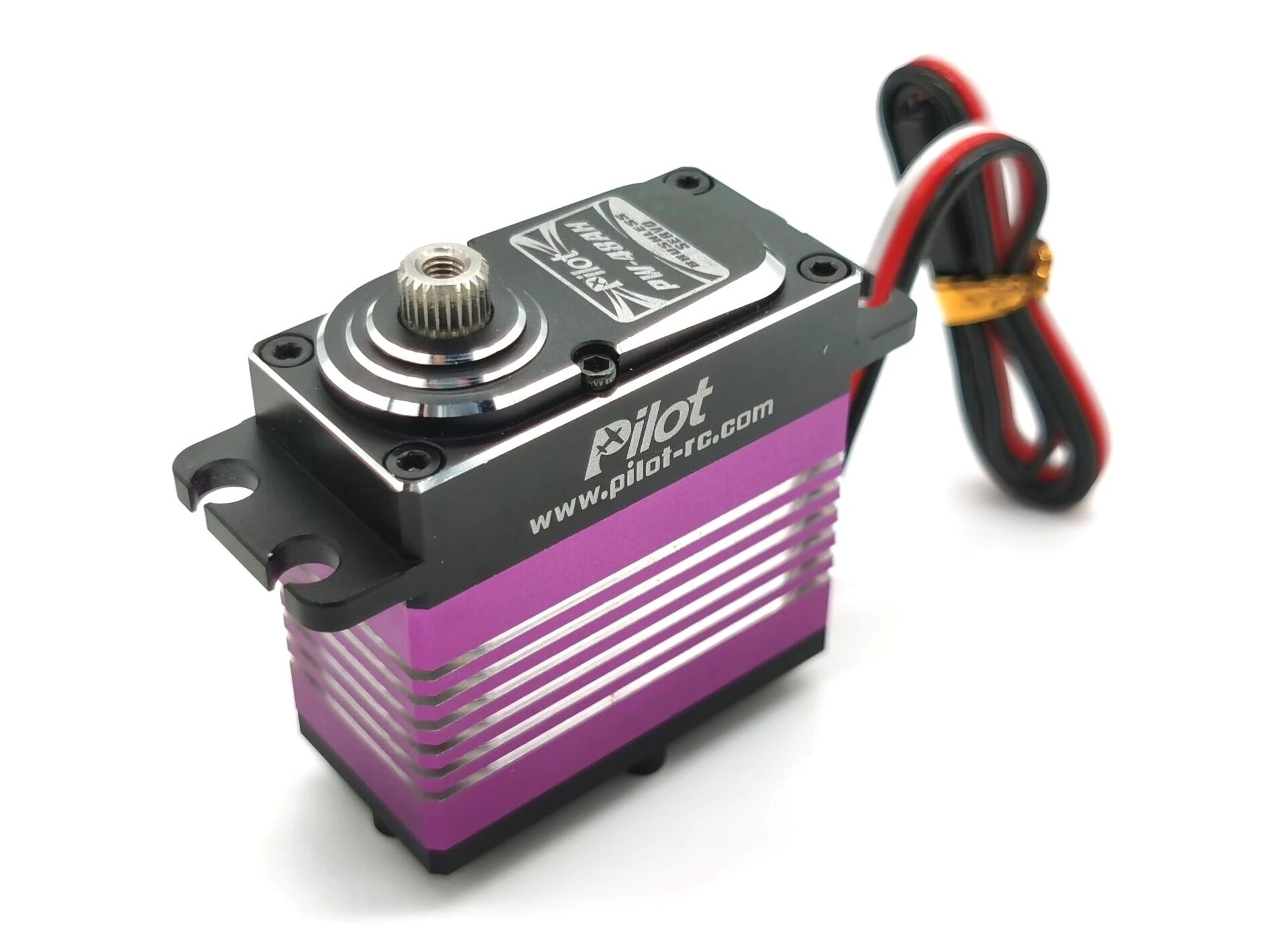 Digital Servo PW-48AH, HV/MG, 93gr, 48kg Stellkraft, Pilot-RC mit 170cm Kabel – Bild 2