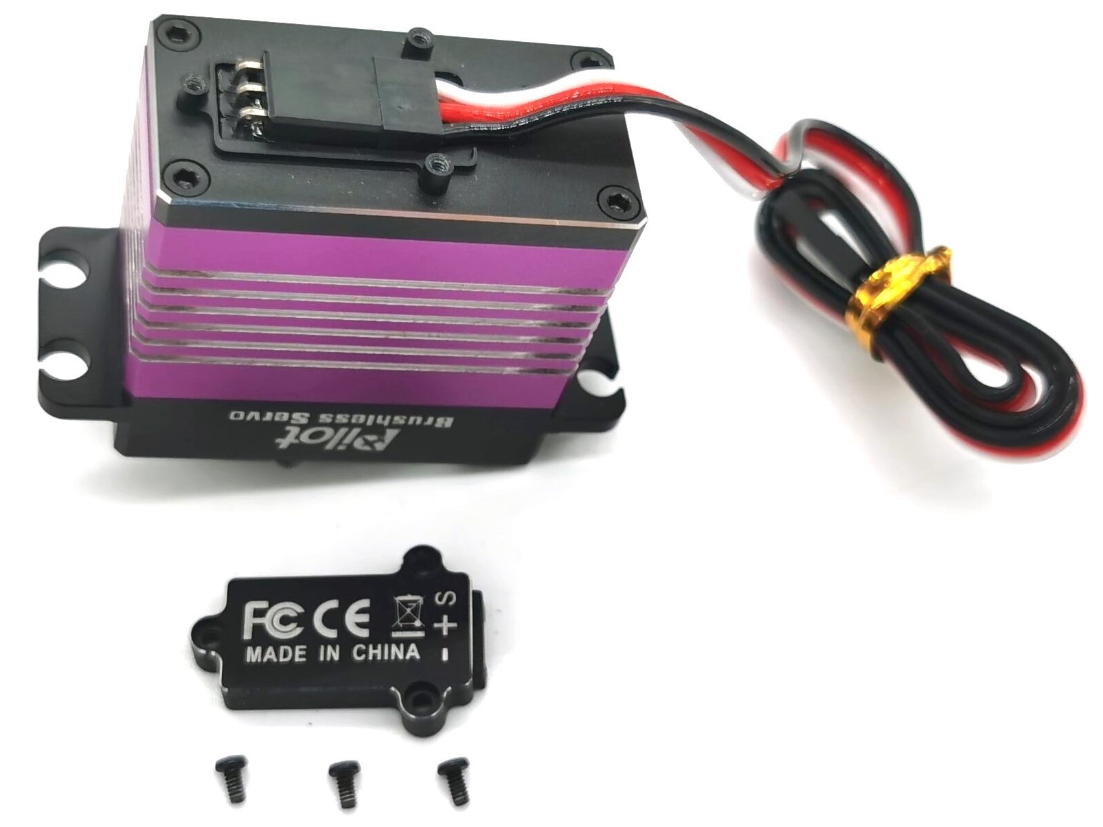 Digital Servo PW-48AH, HV/MG, 93gr, 48kg Stellkraft, Pilot-RC mit 170cm Kabel – Bild 5