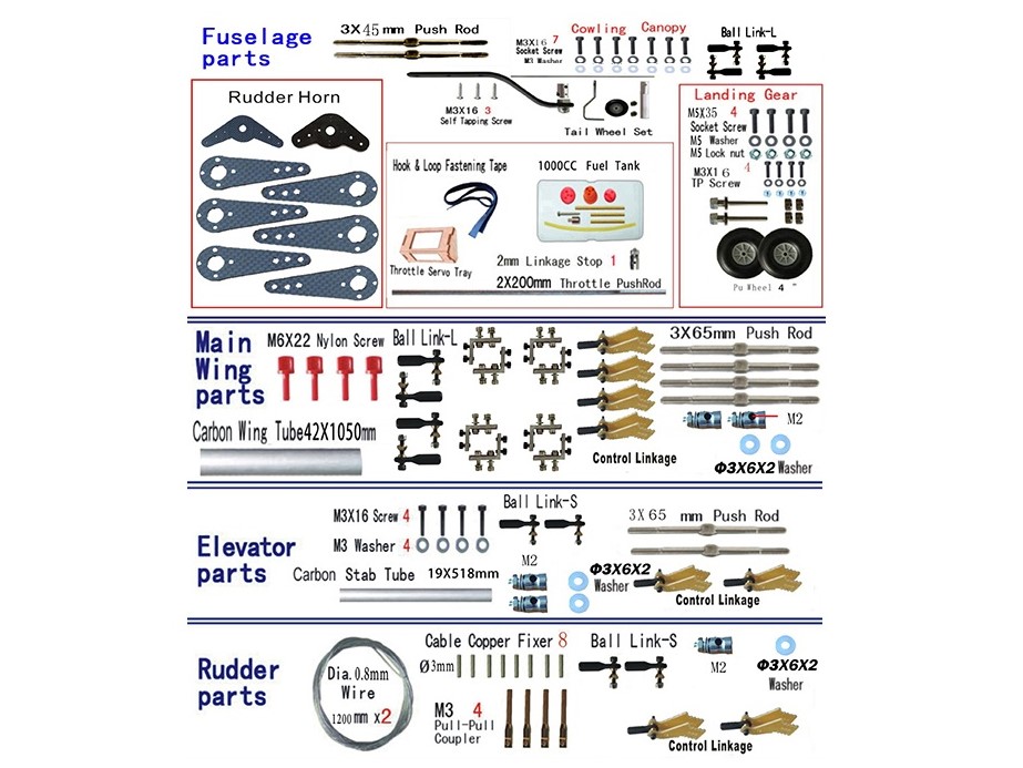 MXS-R - 100ccm, Spw 2743mm, ARF-Modell, Skysun Hobbies – Bild 6
