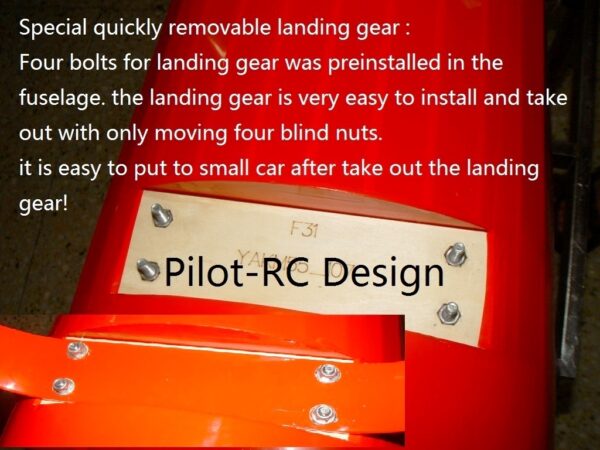 YAK M55, 100ccm, Spw 2700mm, ARF-Modell von PILOT-RC – Bild 5