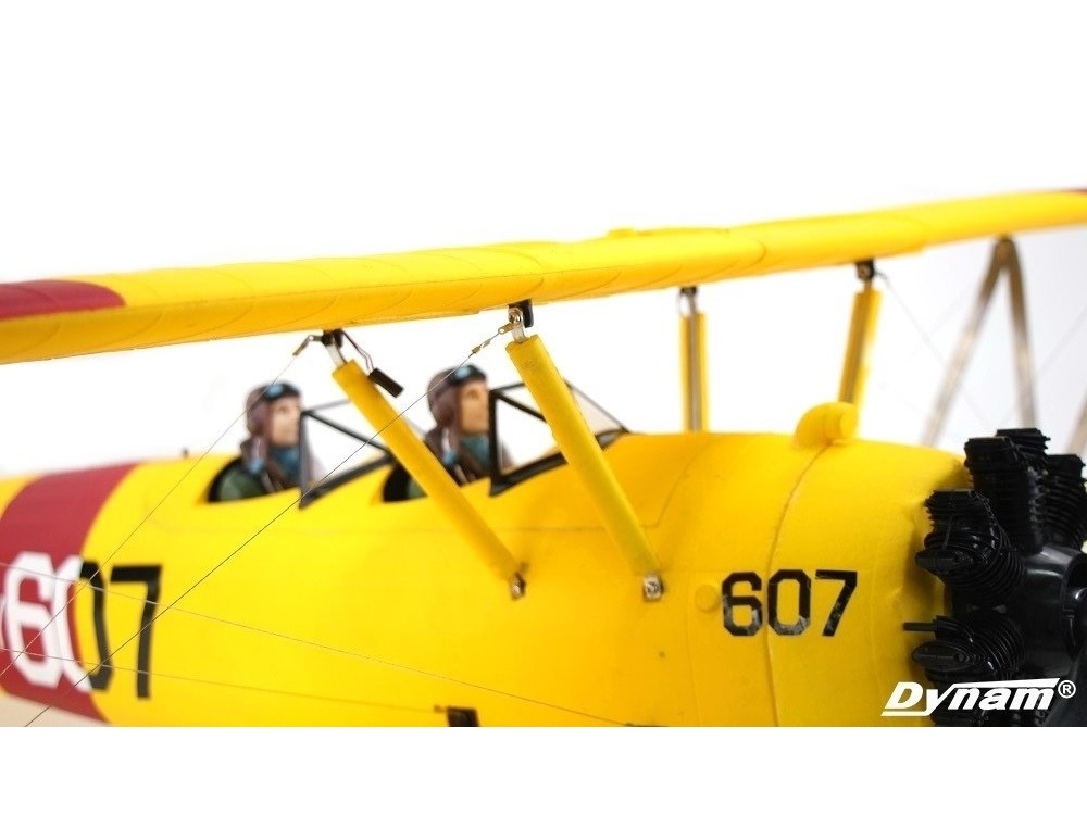 Stearman PT-17, Spw 1300mm, PNP-Set von Dynam – Bild 3
