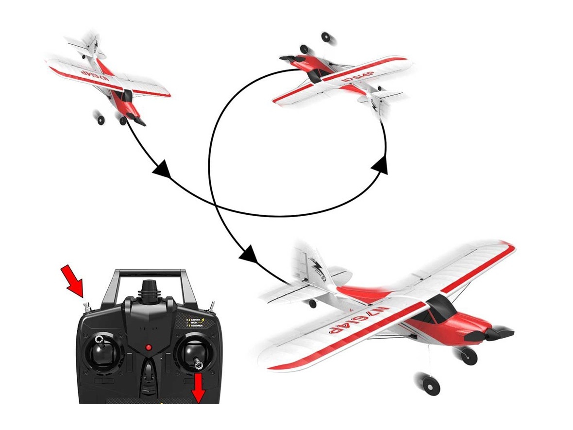 Sport Cub 500, Spw 500mm, RTF Komplett Set mit Gyro von Volantex – Bild 6