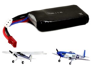 Akku 2S / 7.4V, 500mAh, JST,  zu Mustang/Super Cub, Volantex