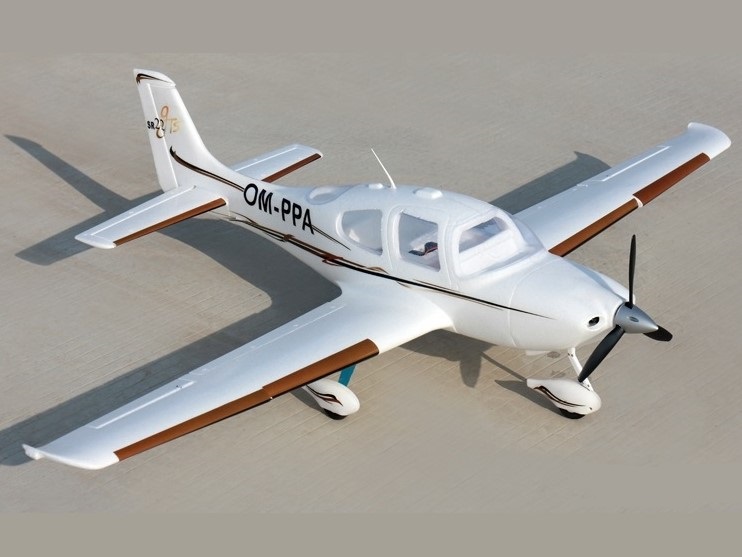 Cirrus SR22 V2 - weiss, Spw 1400mm, PNP-Modell aus EPO von Dynam