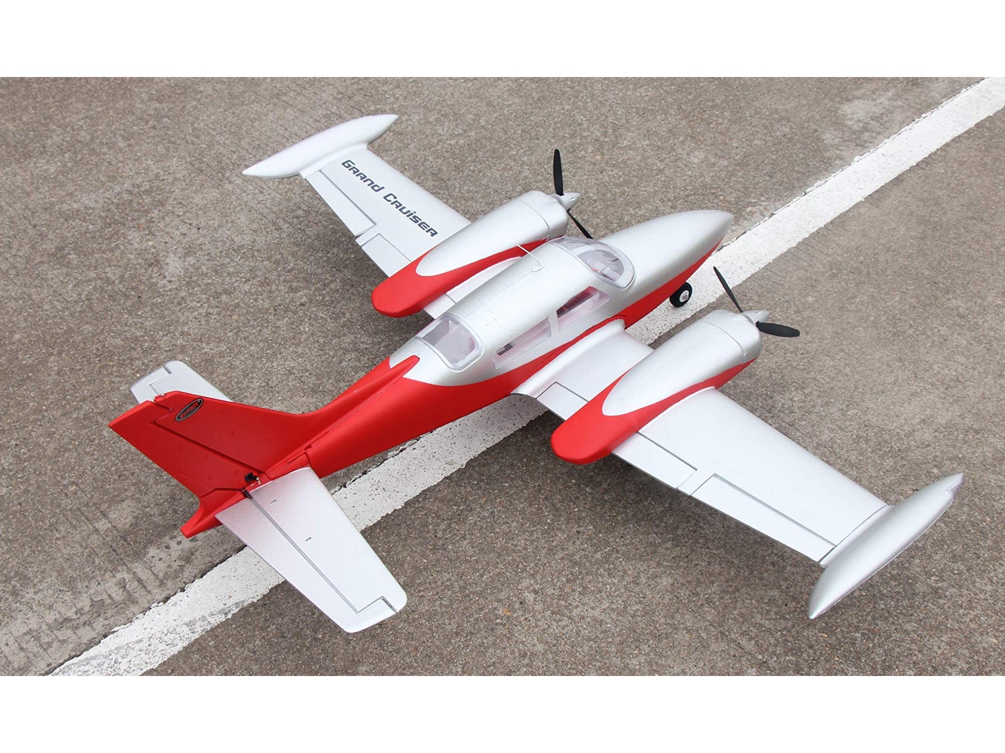 Cessna 310 Grand Cruiser V2 - RED, Spw 1280mm, PNP-Modell von Dynam – Bild 2