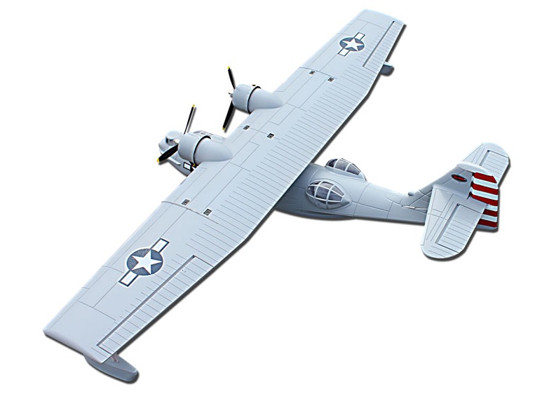 Wasserflugzeug PBY Catalina V2, Spw 1470mm, PNP-Modell von Dynam – Bild 4