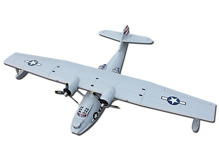 Wasserflugzeug PBY Catalina V2, Spw 1470mm, PNP-Modell von Dynam – Bild 5