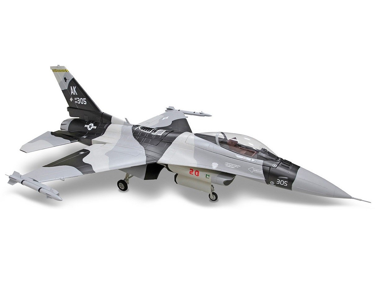 Falcon F-16 Arctic V2, Spw 1245mm, PNP-Set, Ready for Turbine, HSDJETS – Bild 2