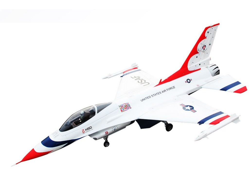 Falcon F-16 Thunderbird V3, 12S ELITE, 105mm S-EDF, Spw 1245mm, PNP-Set, HSD-Hobby