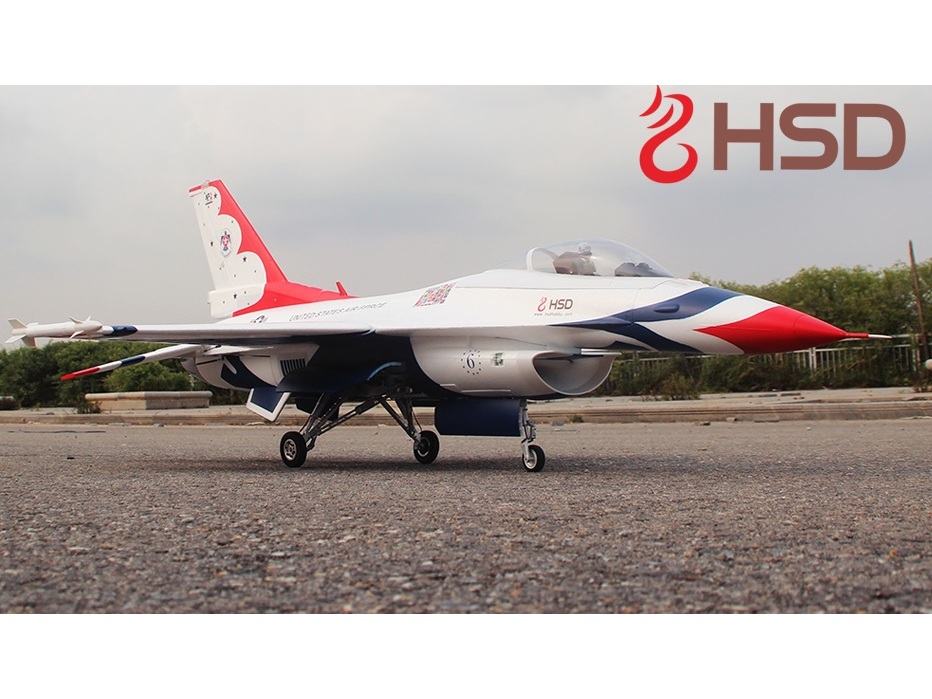 Falcon F-16 Thunderbird V3, 12S ELITE, 105mm S-EDF, Spw 1245mm, PNP-Set, HSD-Hobby – Bild 3